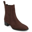 ジャーニーコレクション レディース ブーツ シューズ Women's Wrenley Tru Comfort Foam Chelsea Square Toe B...