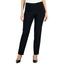 ジェイエムコレクション レディース カジュアルパンツ ボトムス Women's Pull-On Slim-Leg Ankle Pants, Created for Macy's Deep Black(4)