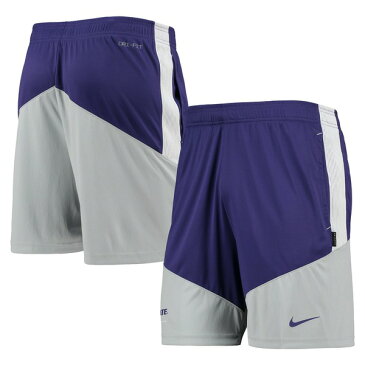 ナイキ メンズ ハーフ＆ショーツ ボトムス Kansas State Wildcats Nike Performance Player Shorts Purple/Gray