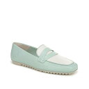 フランコサルト レディース スリッポン・ローファー シューズ Zury Penny Loafer Light Blue/White Leather