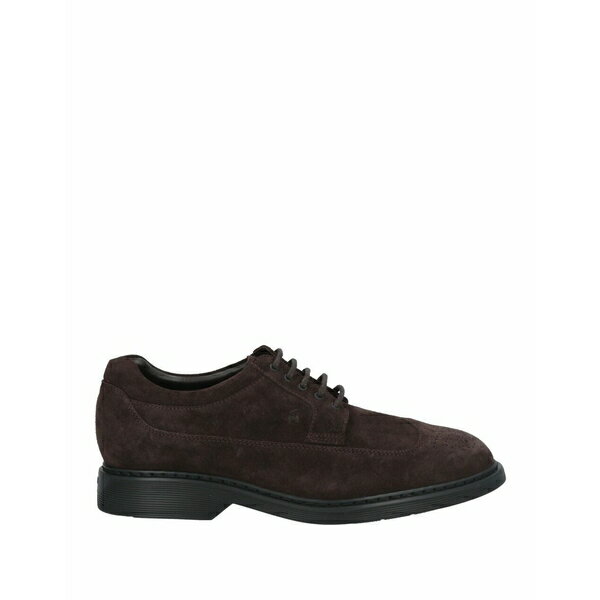 【送料無料】 ホーガン メンズ ドレスシューズ シューズ Lace-up shoes Dark brown