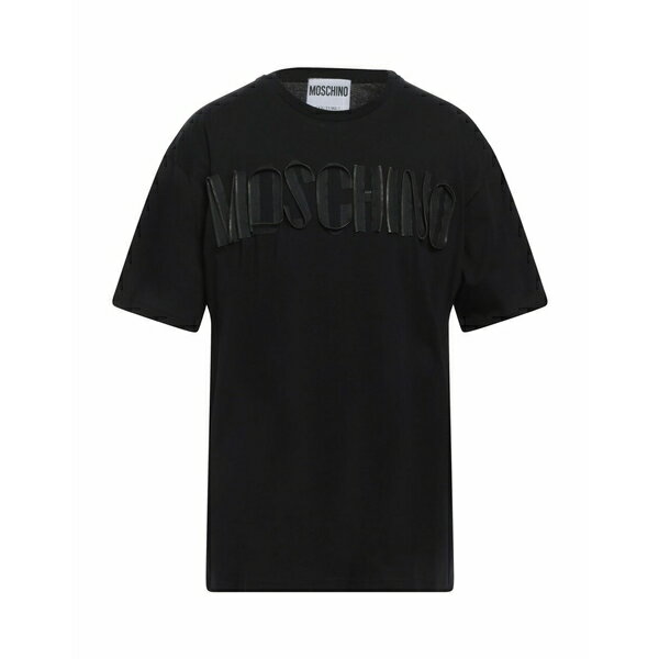 【送料無料】 モスキーノ メンズ カットソー トップス T-shirts Black