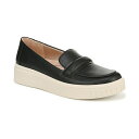 ライフストライド レディース スリッポン・ローファー シューズ Women's Geneva Closed Round Toe Platform Penny Loafers Black Faux Leather