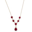 エフィー コレクション レディース ネックレス・チョーカー・ペンダントトップ アクセサリー EFFY Lab Grown Ruby (16-1/4 ct. t....