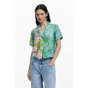 デジグアル レディース カットソー トップス Women's Miami shirt Water green(4)