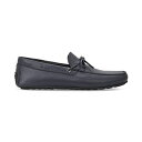 ヒューゴボス メンズ スリッポン・ローファー シューズ Men's Noel Moccasin Slip-On Driving Loafers Dark Blu...