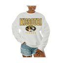 ゲームデイ レディース カットソー トップス Women's White Missouri Tigers Freestyle Fleece Pullover Sweatshirt White(4)