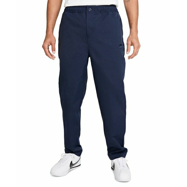 ナイキ メンズ カジュアルパンツ ボトムス Men's Club Woven Twill Tapered Pants Obsidian