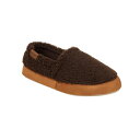 アイソトナー メンズ サンダル シューズ Men's Berber Closed Back Slippers Brown