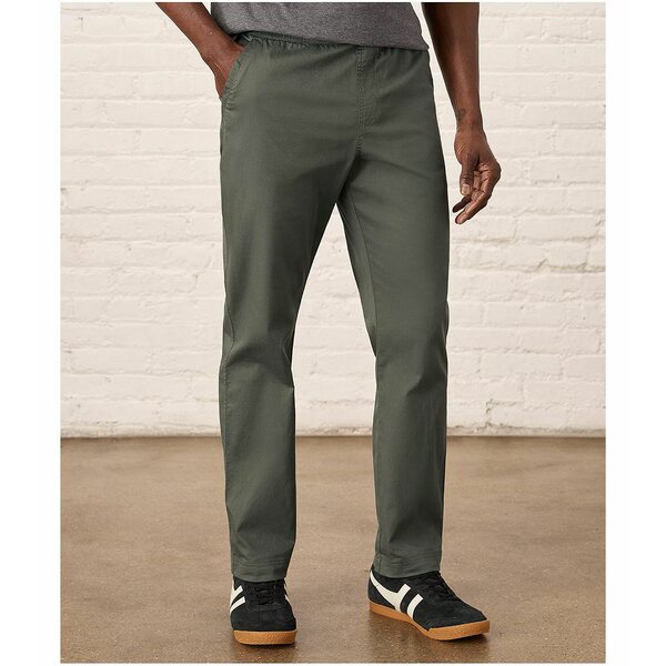 パクト メンズ カジュアルパンツ ボトムス Men's Organic Cotton Daily Twill Midweight Pant - 34" Inseam Castor grey