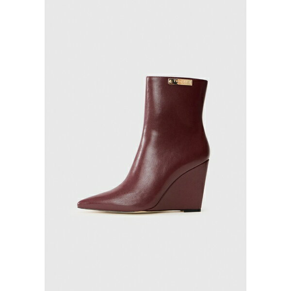 ĥ󥻥å ǥ ֡ 塼 Wedge Ankle Boots - bordeaux
