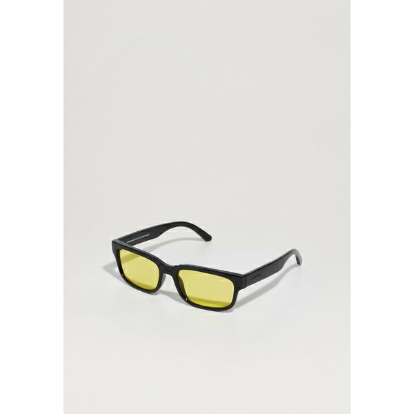 アーネット レディース サングラス＆アイウェア アクセサリー DEFYER UNISEX - Sunglasses - black/yellow