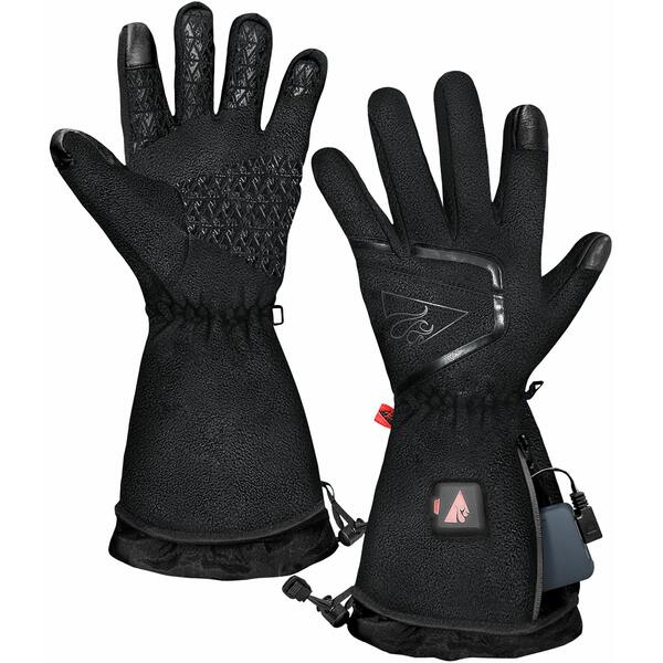 アクションヒート メンズ 手袋 アクセサリー ActionHeat Men's Slim Fit Fleece Heated Gloves Black