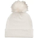 m[XtFCX fB[X Xq ANZT[ The North Face City Plush Pom Beanie Gardenia White