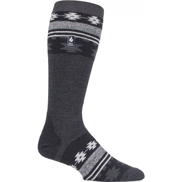 q[gz_[Y Y C A_[EFA Heat Holders Men's Franz Freerider ULTRA LITE Snowsports Long Socks Black
