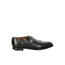 チャーチ メンズ スリッポン・ローファー シューズ Shangai Leather Monkstrap Shoes Black