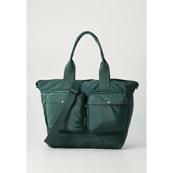 カルバンクライン メンズ トートバッグ バッグ PACKABLE DUFFLE UNISEX - Tote bag - green palm
