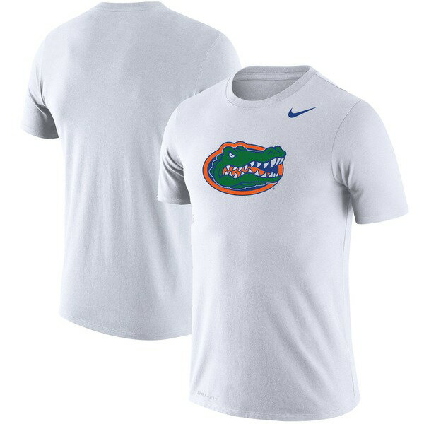 ナイキ メンズ Tシャツ トップス Florida Gators Nike School Logo Legend Performance TShirt White