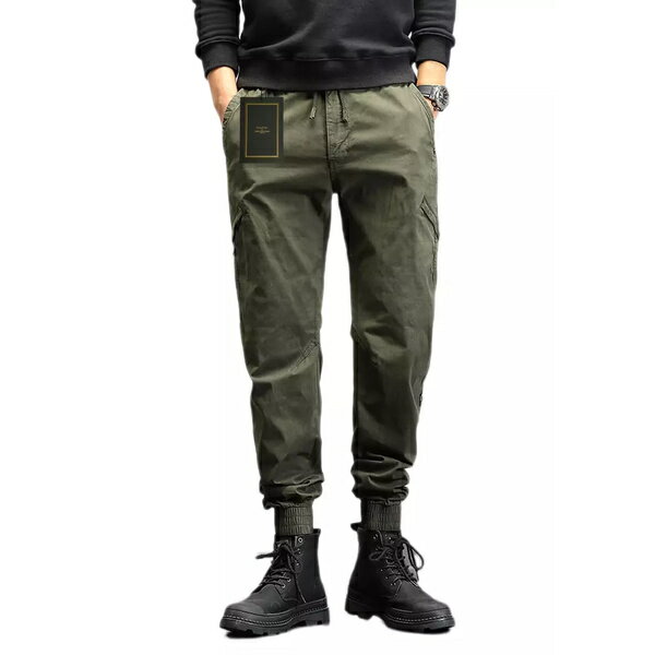 【送料無料】 トゥエンティエイト メンズ カジュアルパンツ ボトムス Multi Pockets Casual Cargo Pants GJL667 Army green