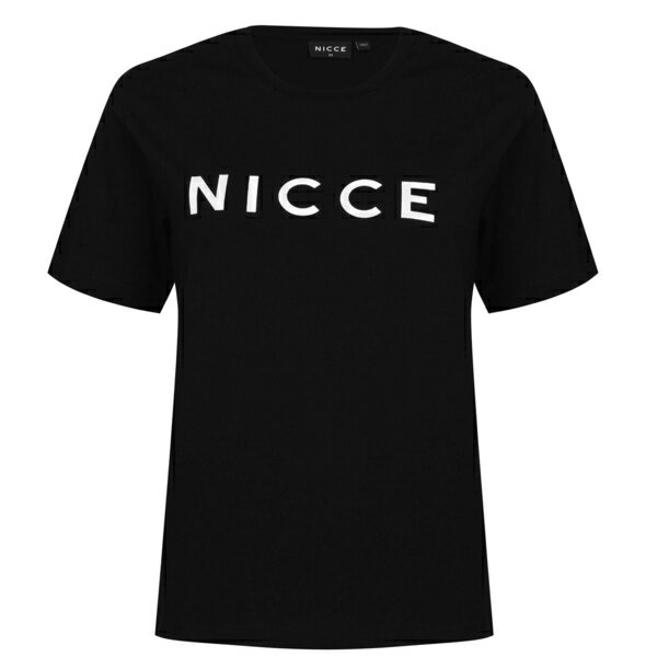 yz j[X fB[X TVc gbvX Nicce Central Logo T Shirt Womens Black