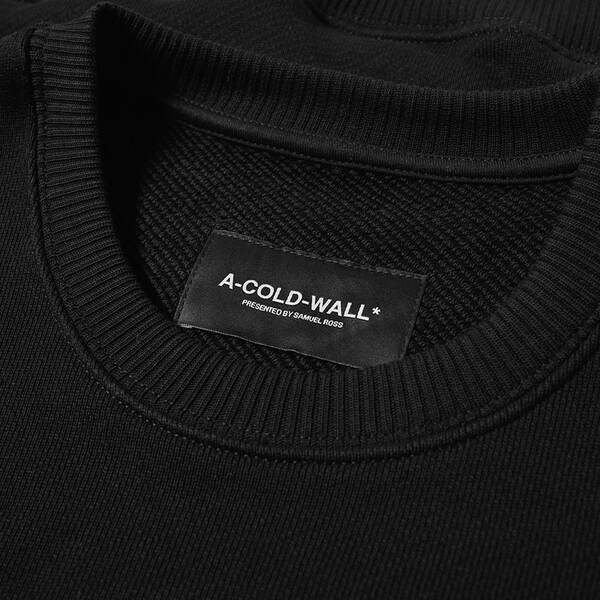 アコールドウォール メンズ パーカー・スウェットシャツ アウター A-COLD-WALL* Logo Crew Sweat Black