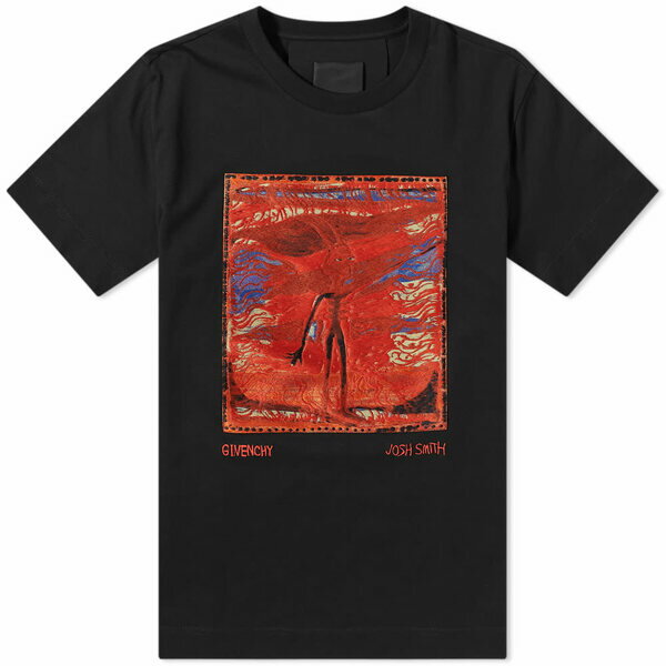 ジバンシー メンズ Tシャツ トップス Givenchy x Josh Smith Devil Tee Black