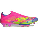 adidas アディダス メンズ スニーカー 【adidas F50+ Elite Laceless FG Mystic Victory Pack】 サイズ US_12(30.0cm) Lucid Pink/Lucid Lemon/Blue Fusion(4)