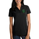 アンティグア レディース ポロシャツ トップス Austin FC Antigua Women's Tribute Polo Black