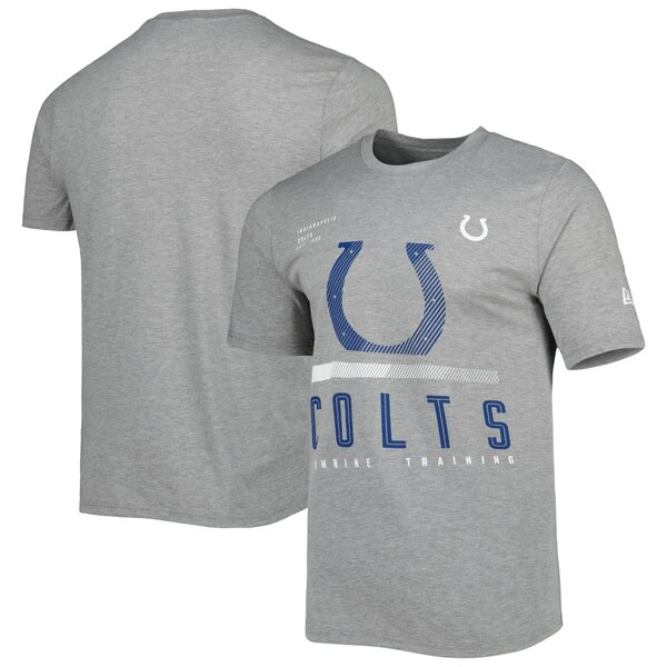 ˥塼  T ȥåץ Indianapolis Colts New Era Combine Authentic Red Zone TShirt Heathered Gray
