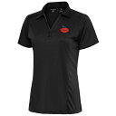 アンティグア レディース ポロシャツ トップス Chicago Bears Antigua Women's Throwback Logo Tribute Polo Charcoal