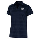 アンティグア レディース ポロシャツ トップス New York Giants Antigua Women's Throwback Logo Compass Polo Navy