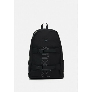 アネロ レディース バックパック・リュックサック バッグ ROUNDED BACKPACK UNISEX - Rucksack - black