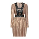 CUSTO BARCELONA クストバルセロナ ワンピース トップス レディース Short dresses Gold