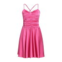 【送料無料】 モーテル レディース ワンピース トップス Mini dresses Fuchsia