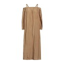 BALLANTYNE o^C s[X gbvX fB[X Midi dresses Camel