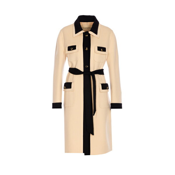ƥ  ǥ 㥱åȡ֥륾  Solid Compact Drap Coat Beige