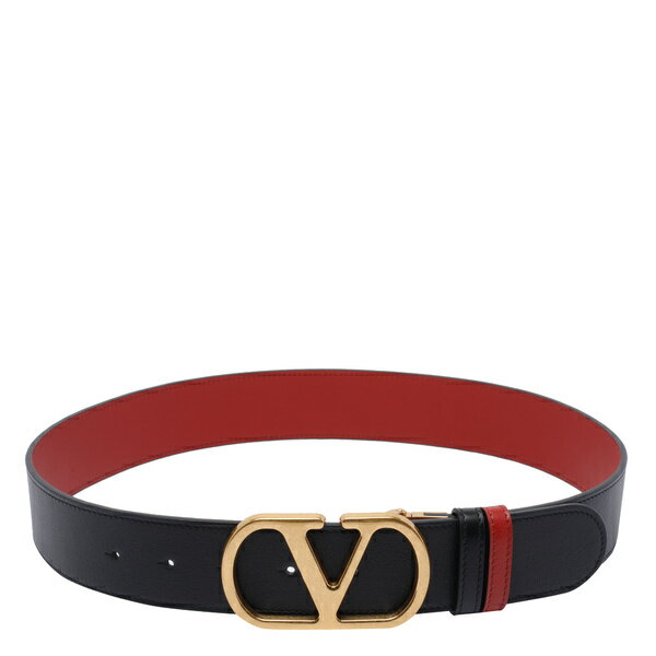 ヴァレンティノ ガラヴァーニ レディース ベルト アクセサリー Reversible Vlogo Signature Belt Black