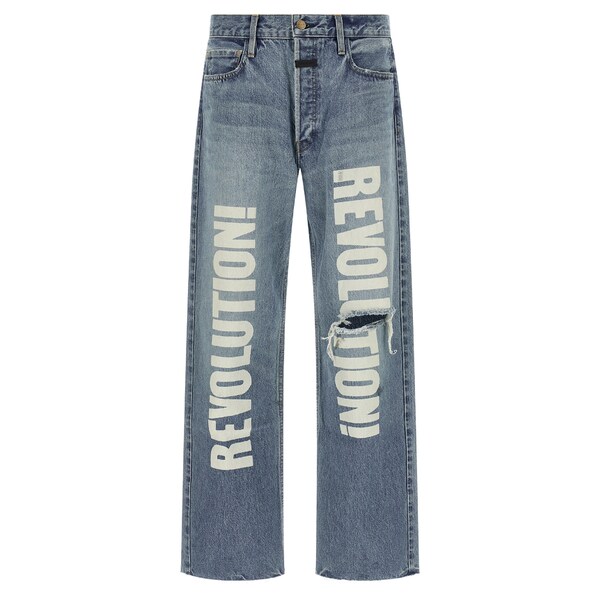 フィアオブゴッド メンズ デニムパンツ ボトムス 'revolution' Jeans Blue(4)