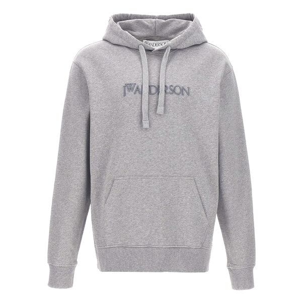 J.W.アンダーソン レディース パーカー・スウェットシャツ アウター 'logo Embroidery' Sweatshirt Gray(4)