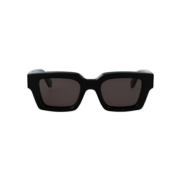 オフホワイト レディース サングラス＆アイウェア アクセサリー Virgil M Sunglasses BLACK/LOGO BLACK DARK GREY(4)