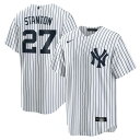 ナイキ メンズ ユニフォーム トップス Giancarlo Stanton New York Yankees Nike Home Replica Player Name Jersey White