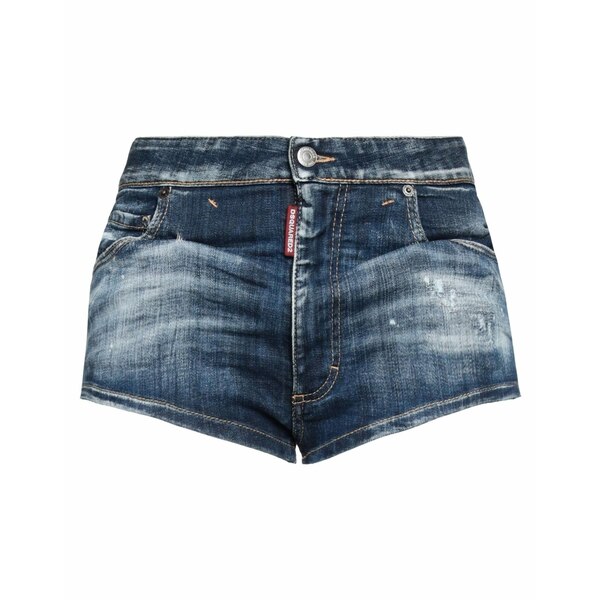 【送料無料】 ディースクエアード レディース デニムパンツ ボトムス Denim shorts Blue