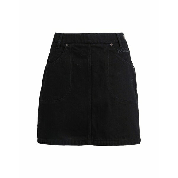 【送料無料】 ケンゾー レディース スカート ボトムス Denim skirts Black
