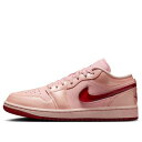 Air Jordan ジョーダン レディース スニーカー Washed Coral/Gym Red/Washed Coral 【(WMNS) Air Jordan 1 Low Patent 'Valentine's Day' HF3174-600】 サイズ US_6(23.0cm)(4)