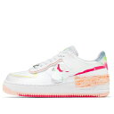 Nike ナイキ レディース スニーカー White/Aura 【(WMNS) Nike Air Force 1 Shadow 'Ghost Swoosh' D...