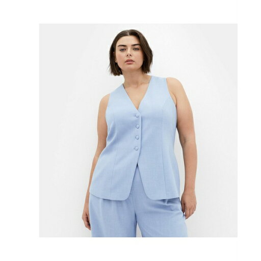 シティーシック レディース ジャケット&ブルゾン アウター Plus Size Tori Vest Bluebell シティーシック レディース ジャケット&ブルゾン アウター Plus Size Tori Vest Bluebell