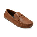 コールハーン メンズ スリッポン・ローファー シューズ Men's Wyatt Slip-On Penny Drivers British Tan