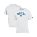 チャンピオン メンズ シャツ トップス Men's White North Carolina Tar Heels Arch Over Logo T-Shirt White