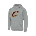 アンティグア メンズ パーカー・スウェットシャツ アウター Men's Heather Gray Cleveland Cavaliers Big Tall Vi...