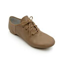 カペジオ レディース オックスフォード シューズ E-Series Jazz Oxford Caramel